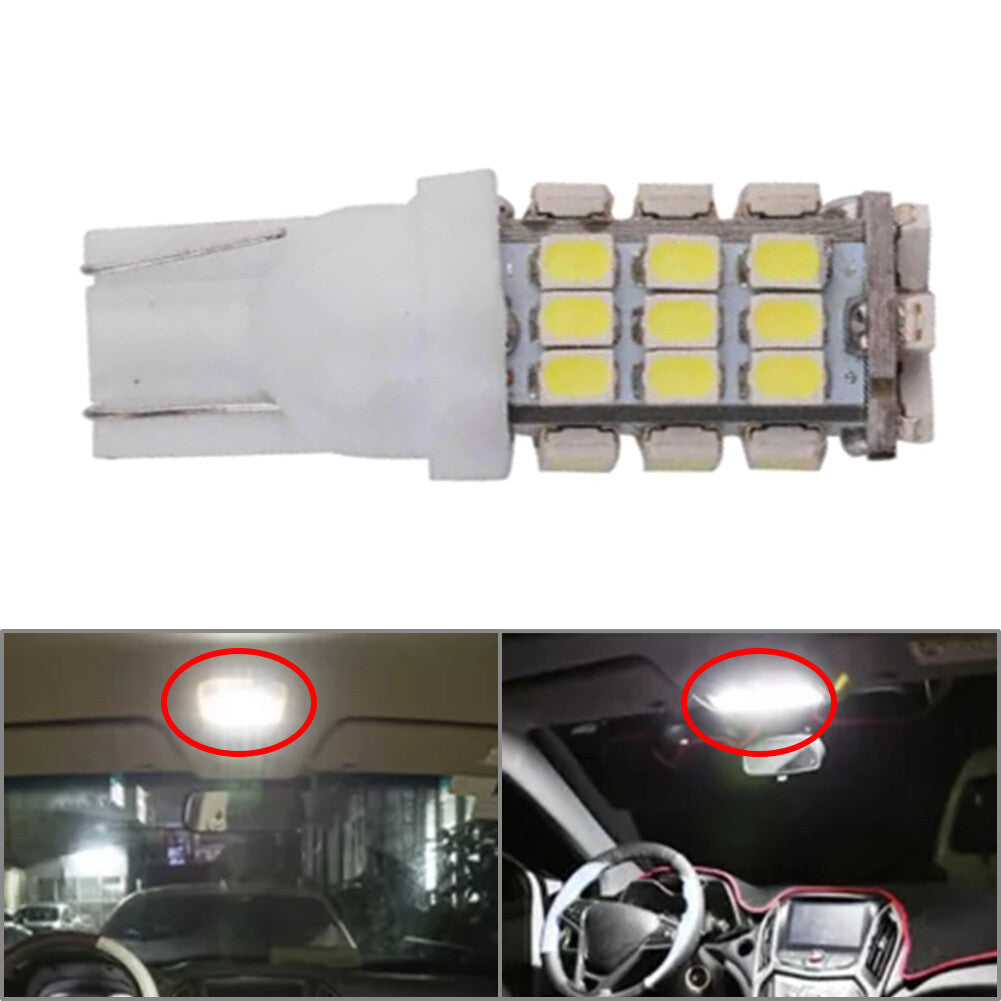 LED Light Reading License Plate Side Lamp Amber Bulbs T10 42SMD-1206 W5W 194 168