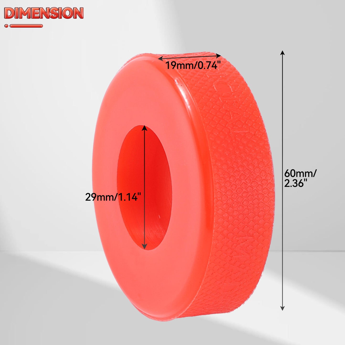 Polyethylene Bottle Jack Pad 29mm Hole Jacking Point For Most 5-8Ton Bottle Jack