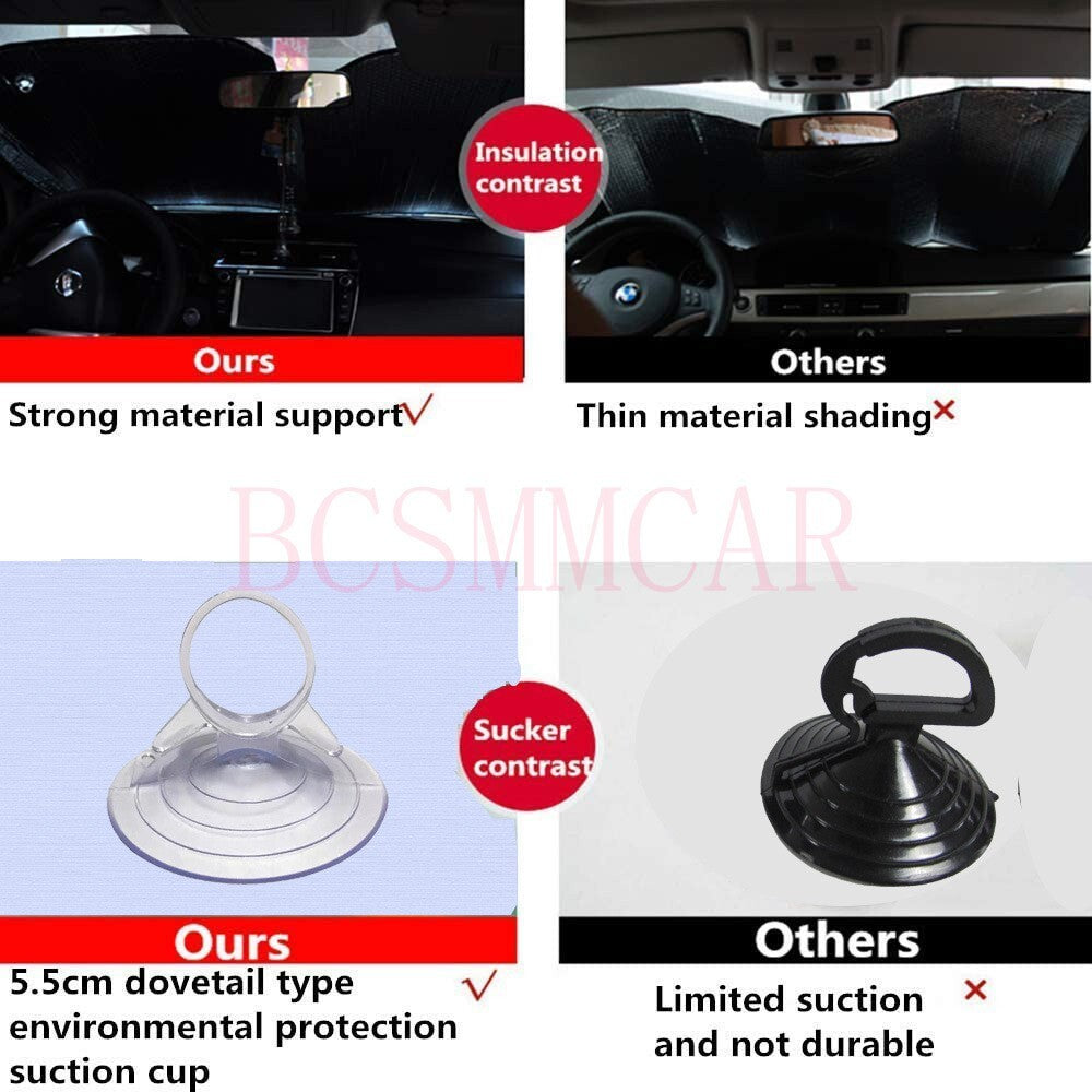 Foldable Car SUV Front Windshield Window Sun Shade Shield Cover Visor UV Block