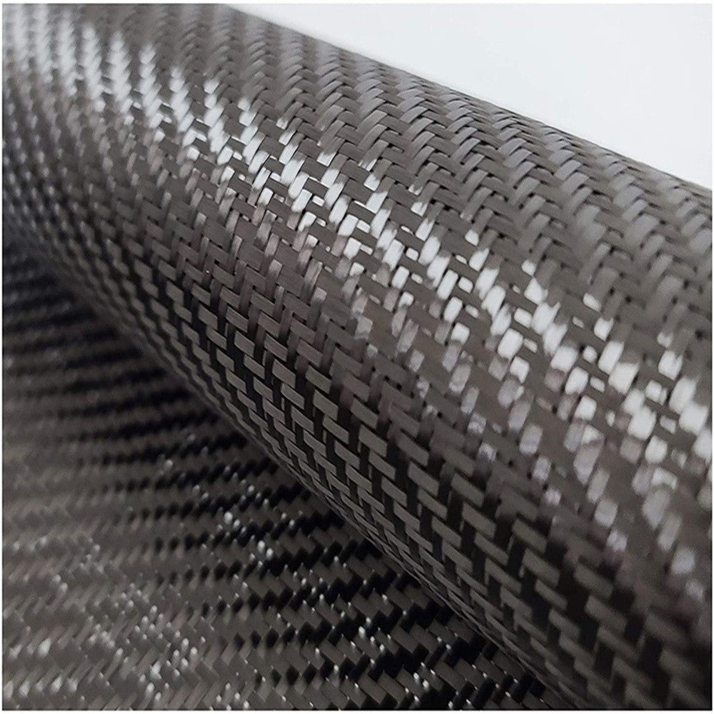 12x60 Carbon Fiber Cloth Dry 3K 2x2 Twill Weave Honeycomb Hybrid Fabric Black Q