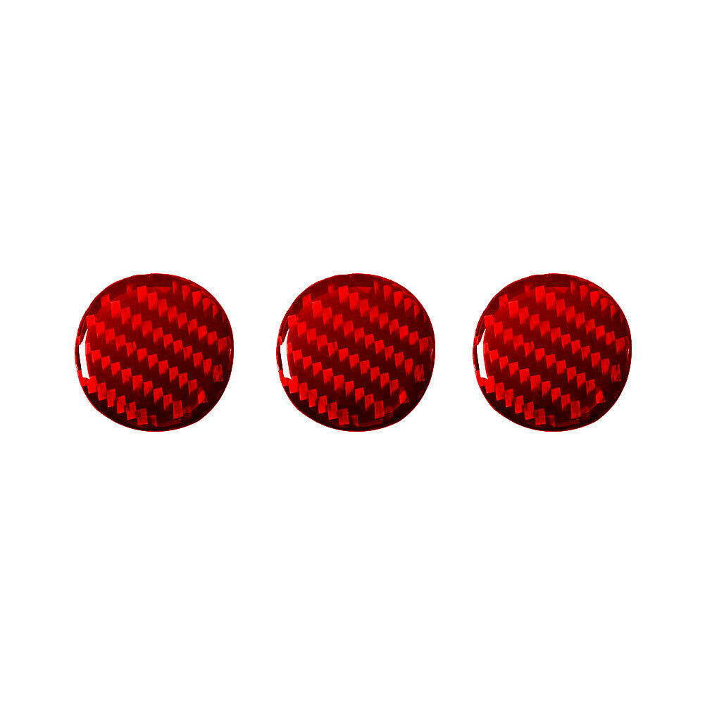 Red Carbon Fiber Left & Right Cup Holder Trim Cover For Quest 2004-2006 v