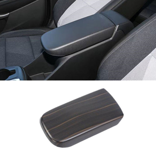 Wood Grain Central Armrest Storage Box Cover Trim for Chevrolet Trax 2023 2024