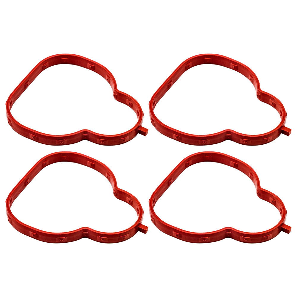 Set of 4 Intake Manifold Gaskets for Mazda 2 for Mazda 3 Saloon ZJ01 13 111 Red Q