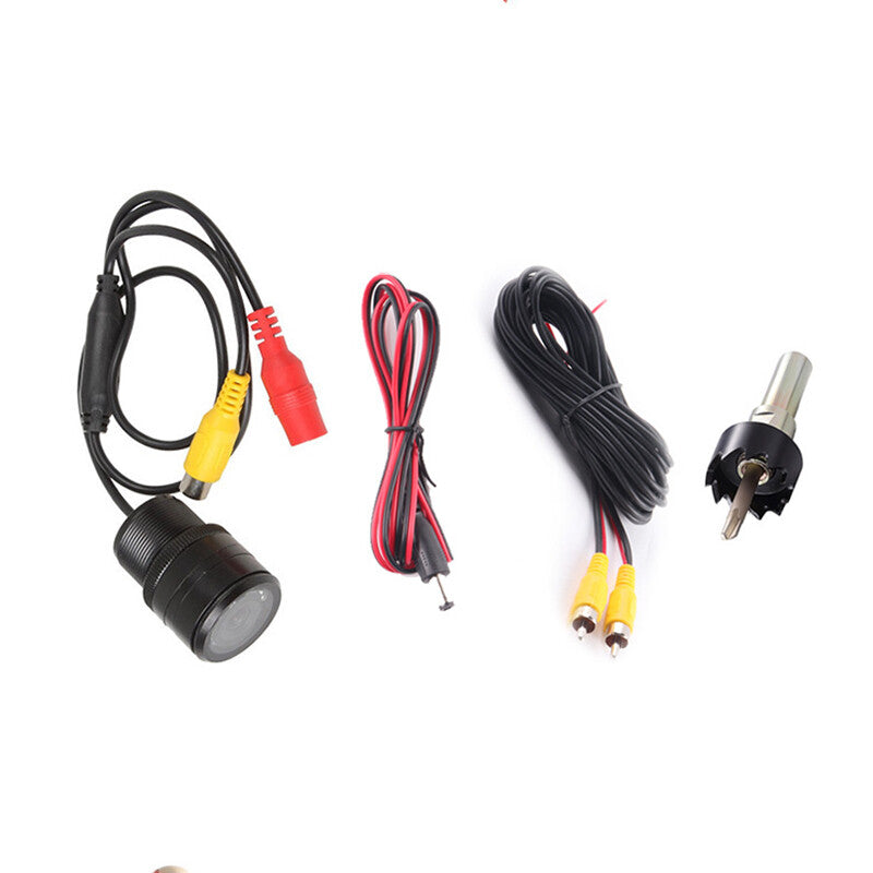 28mm HD Flush Mount Auto Rear View Backup Reversing Camera IR Night Vision Cable v
