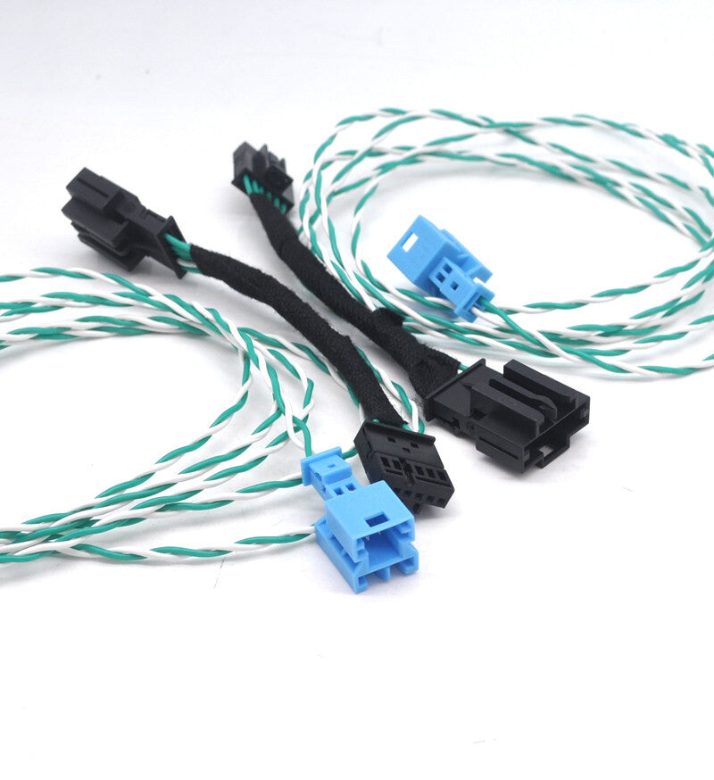 Retrofit LED Illuminated Door Sill courtesy cable footwell for Mercedes CLS C257