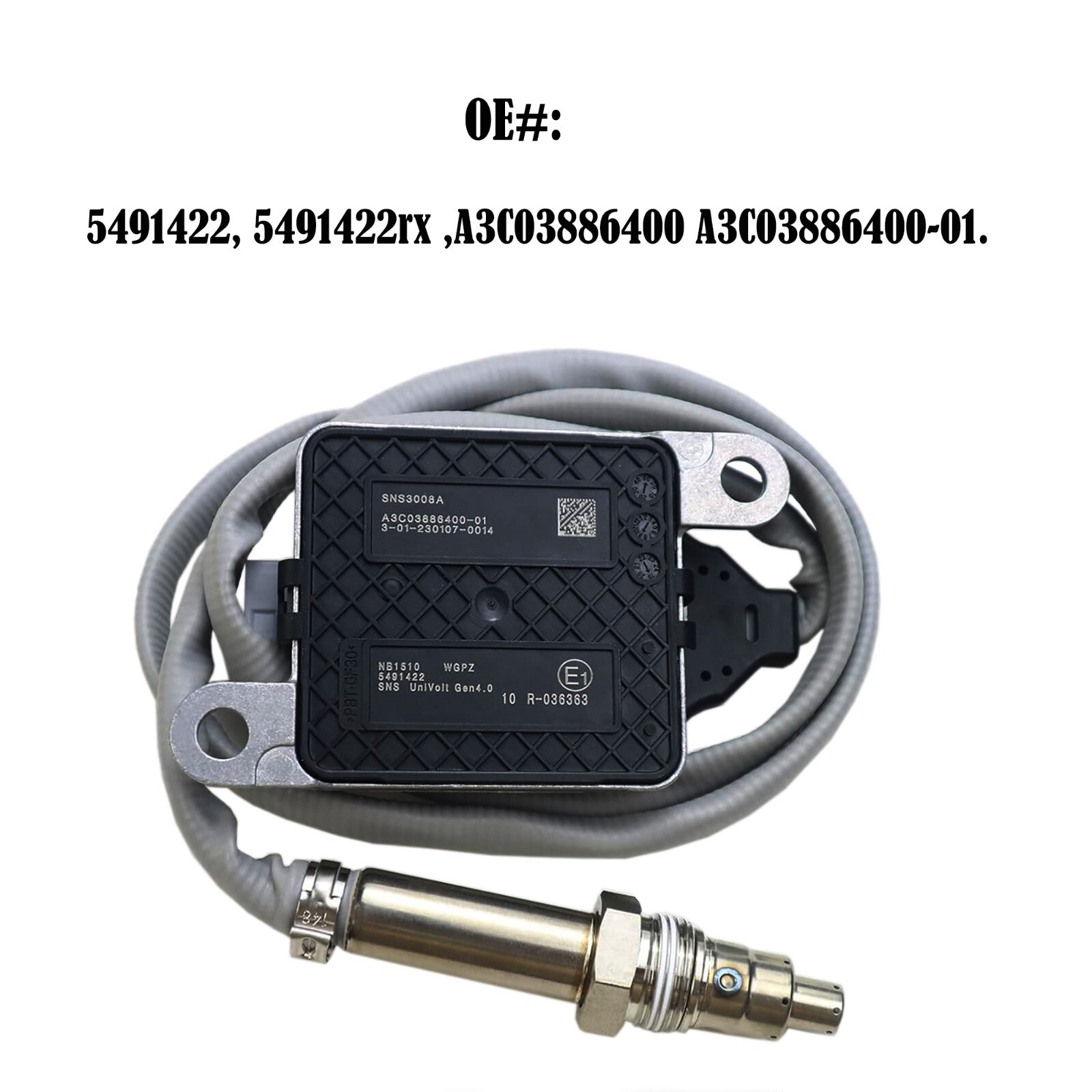 5491422 Nitrogen Oxide (NOx) Sensor A3C03886400 A3C03886400-01 Suitable for Q