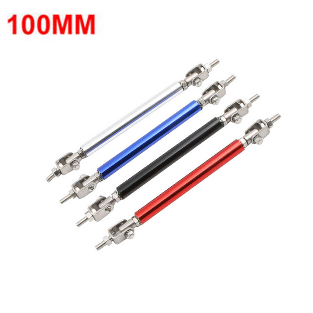 100MM Adjustable Front Bumper Lip Splitter Strut Rod Tie Support Bar for Dodge Q