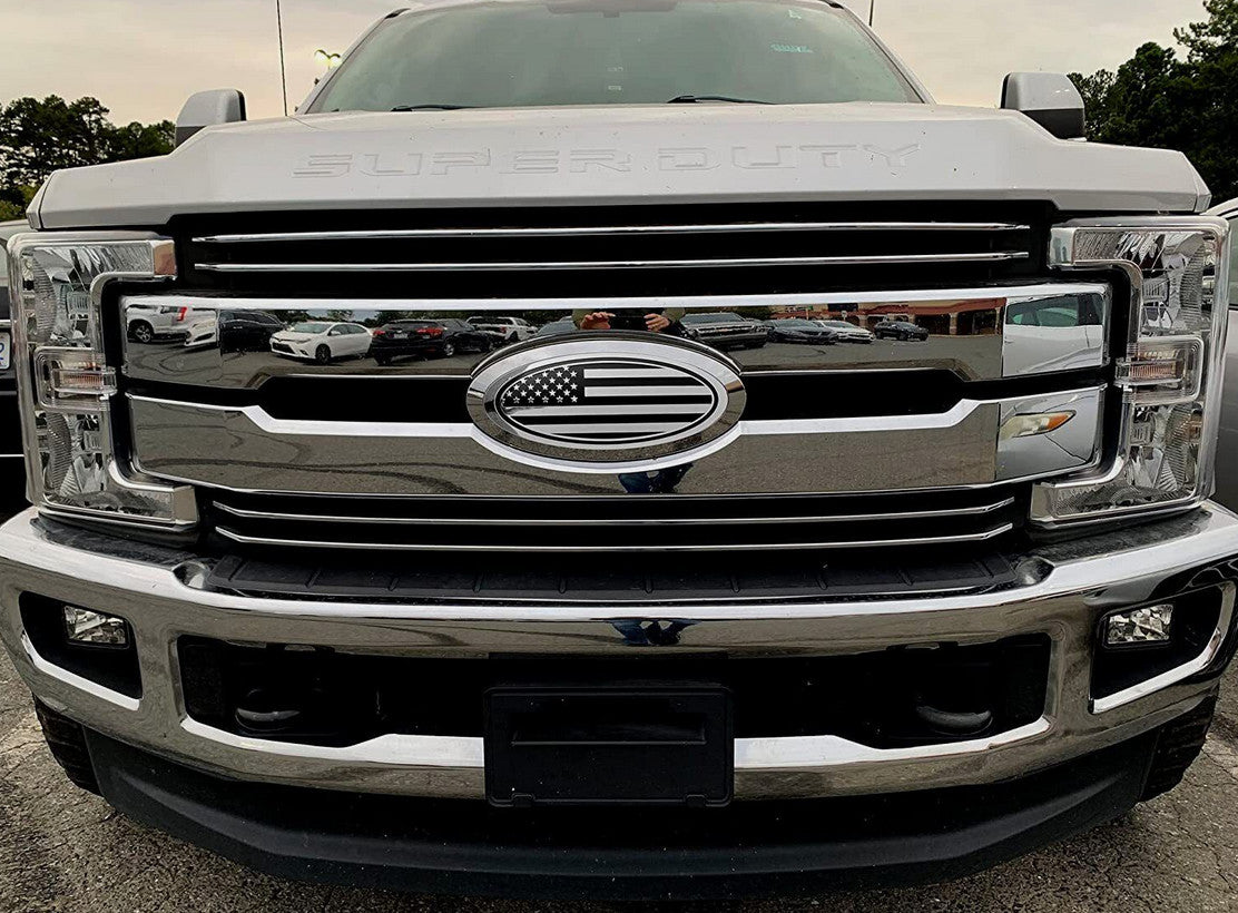 Car hood badge decals  for ford  Superduty F-250 F-350 chrome