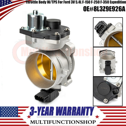 8L3Z9E926A Throttle Body with TPS, suitable  for ford  3V 5.4L F-150 F-250 F-350 Expedition ( ) Q