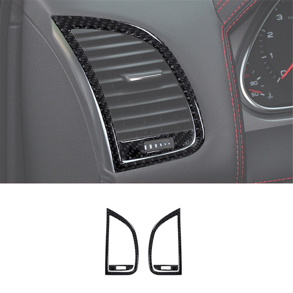 Red Carbon Fiber Console Gear Shift Frame for Land Rover Discovery Sport 2015-19 v