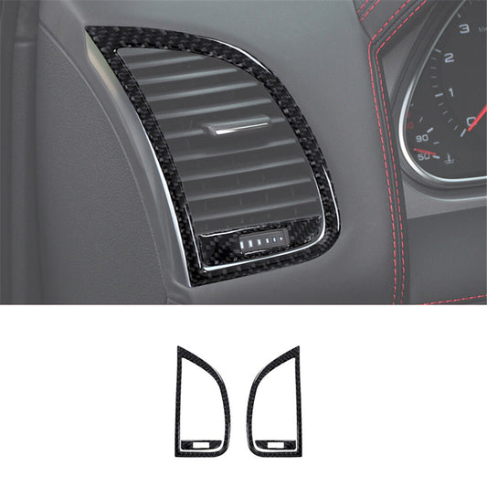 Red Carbon Fiber Console Gear Shift Frame for Land Rover Discovery Sport 2015-19 v