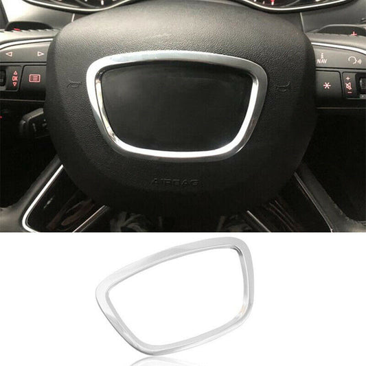 for Audi Q7 for A8 Q5 13-17 alloy steering wheel center frame trim cover