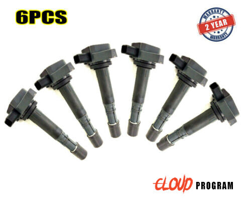 6pcs 2001-2005For for Honda for Civic 1.7L for Acura MDX 3.5 New ignition coil 30520PVFA01 v