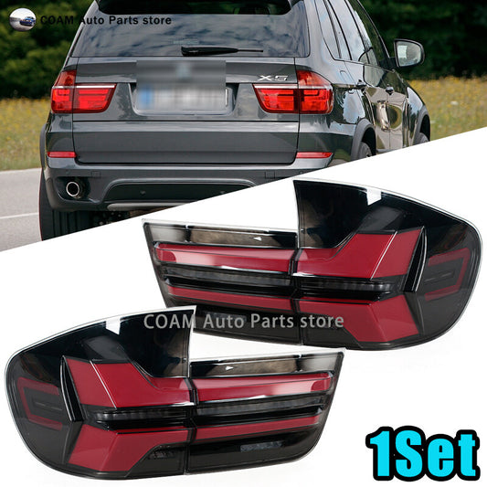 DRL LED Bi-Xenon Bulb Rear Taillights and Brake Lights for BMW X5 E70 2007-2013