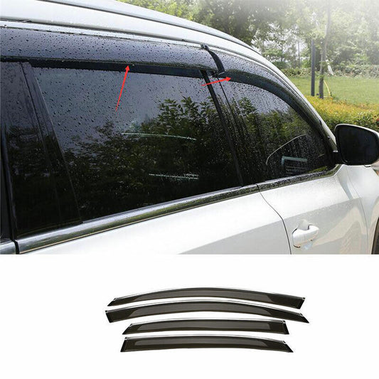Fit for Audi Q5 2009-2017 ABS Side Window Visor Shades Sun Rain Guard Deflector