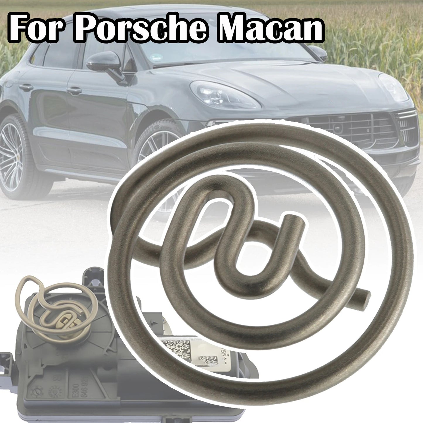 2Pcs for Porsche Macan 2015-2022 Electronic Exhaust Valve Flap Servomotor Spring