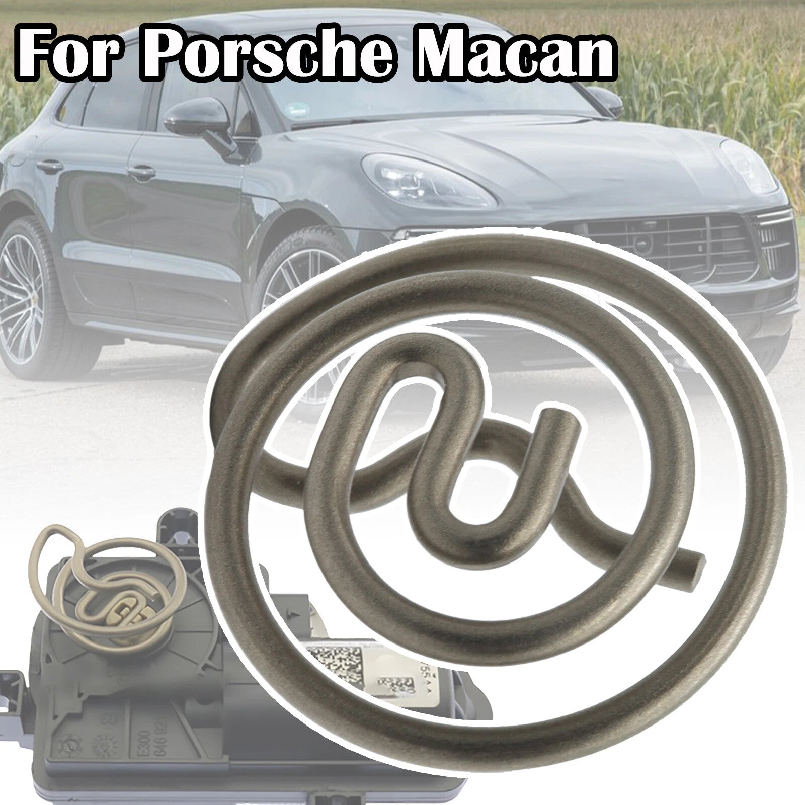 2Pcs for Porsche Macan 2015-2022 Electronic Exhaust Valve Flap Servomotor Spring
