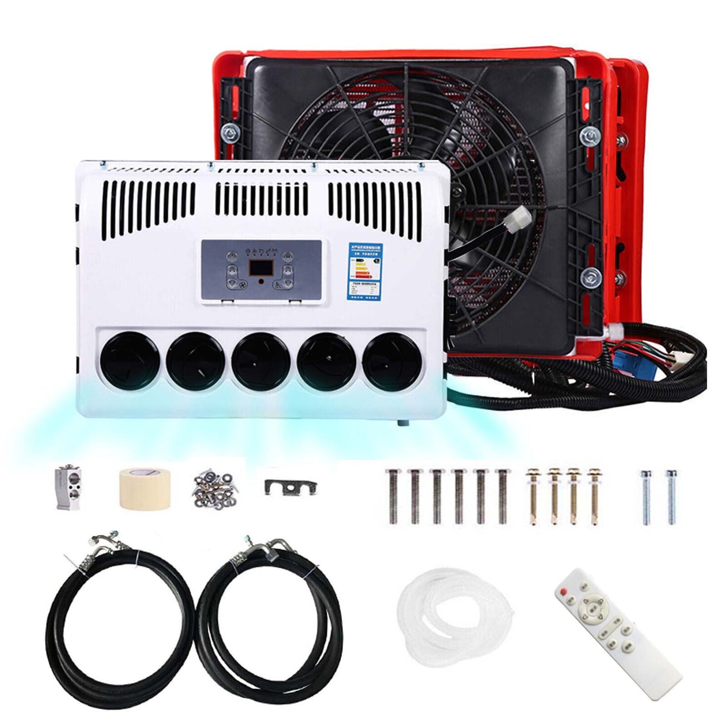 12V Truck Split Cab Air Conditioner For Semi Trucks Bus RV Caravan AC