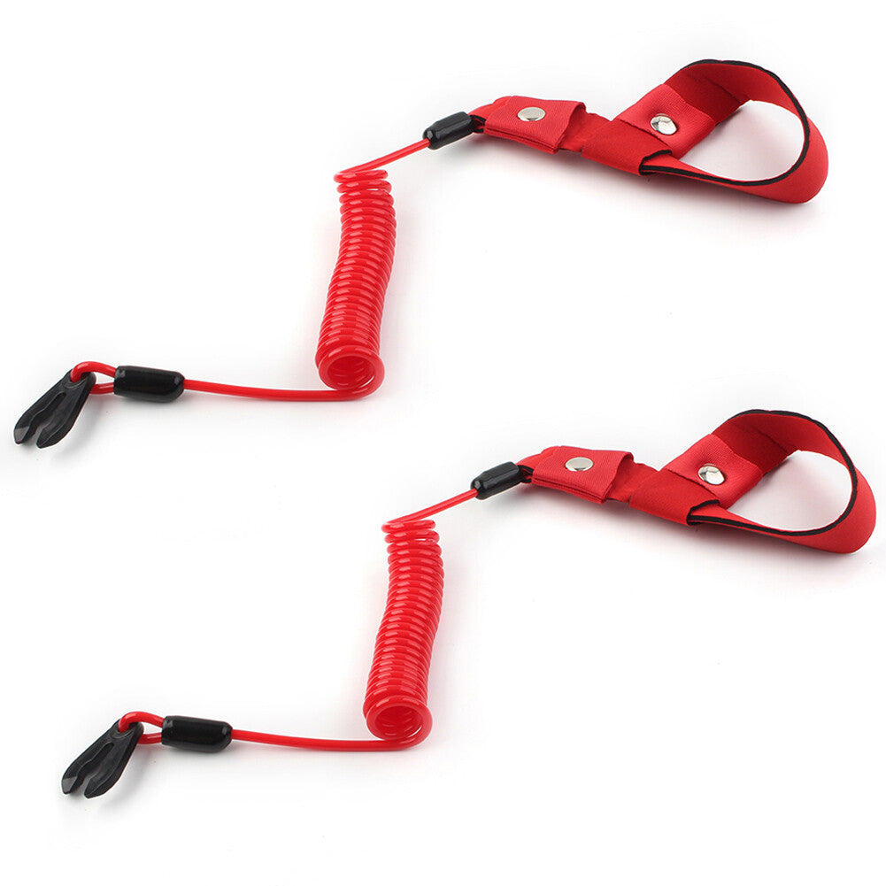 Stop Kill Key Floating Safety Wrist Lanyard for Yamaha Jet Ski Wave Runner Pair Q
