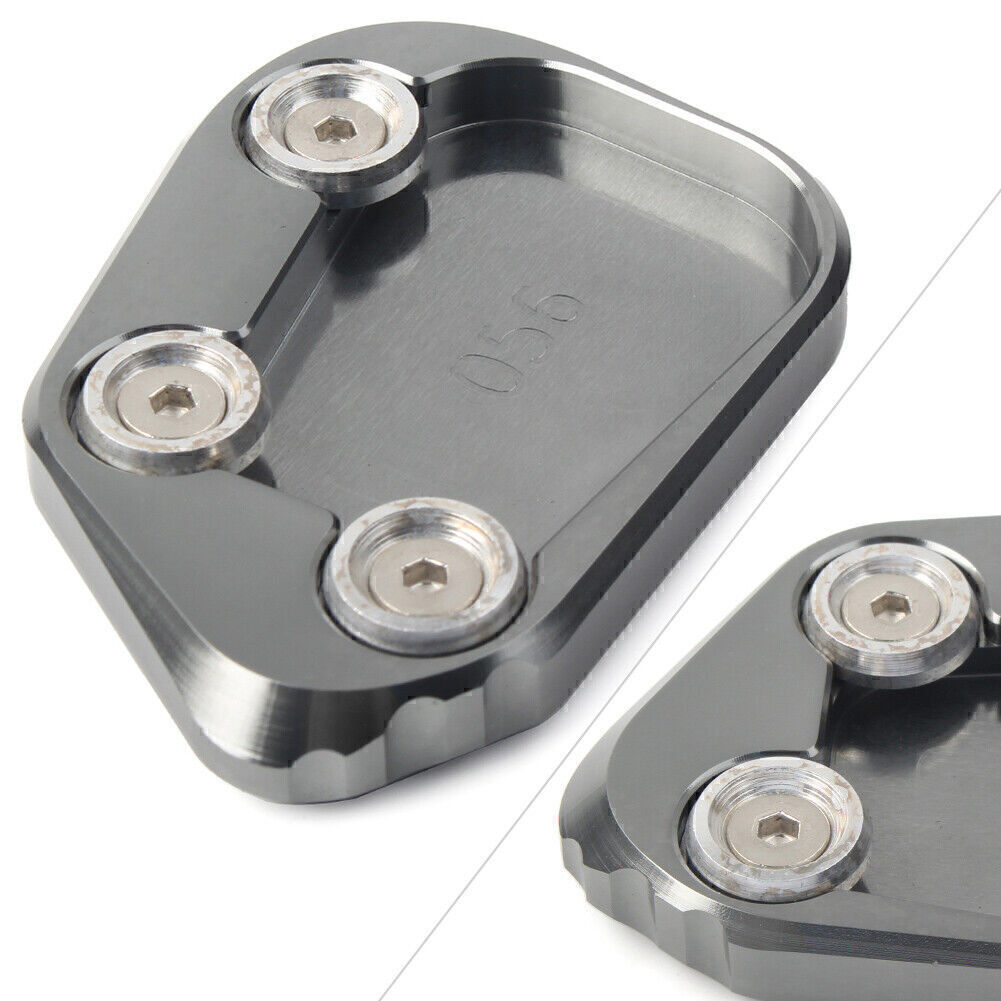 Gray Side Stand Kickstand Pad Extension Bracket Plate for Honda CBR250RR 2017-18