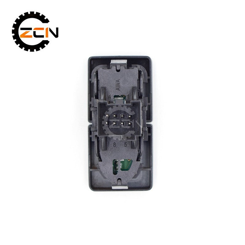 Black carbon metal parking assist alarm disable switch 22846743- n