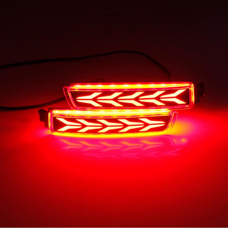 Fit For Sentra 2013-2019 LED Rear Fog Light Tail Bumper Light Sets 2PCS v