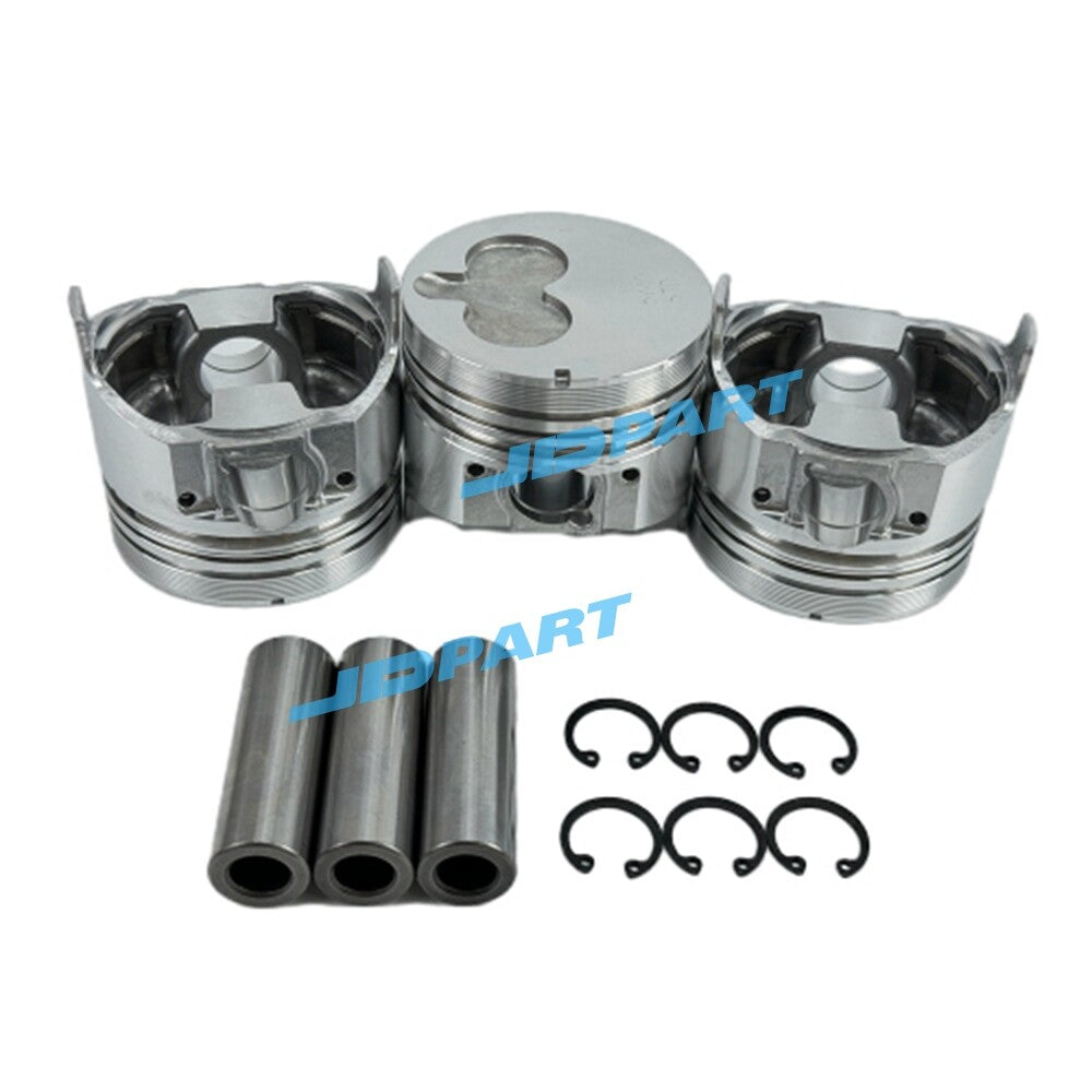 3-piece pack of 3LB1 piston pins for Isuzu excavator engine parts -