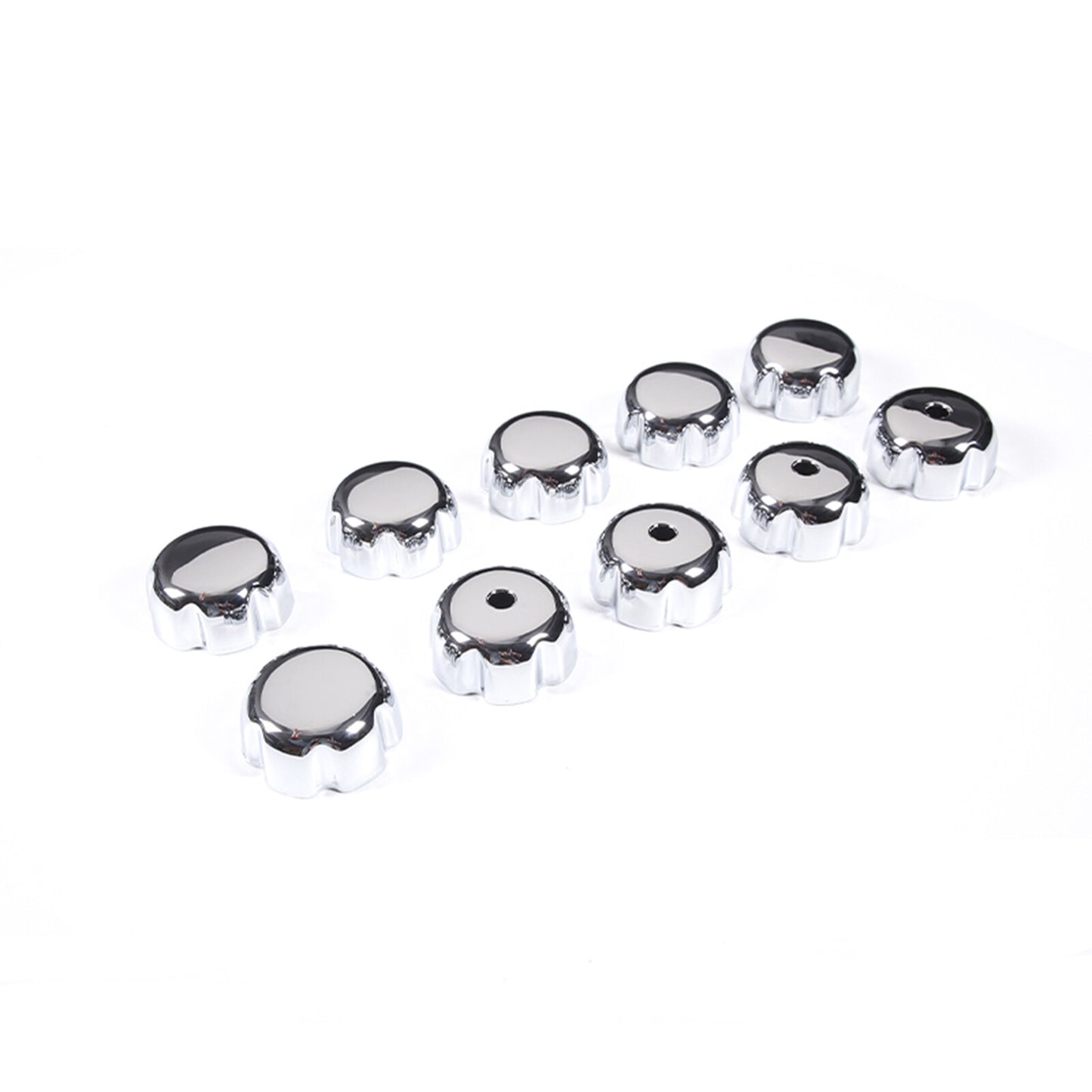 10-Piece Pack of Chrome Car Roof Screw Caps and Covers for Hummer H2 (2003-2009) n