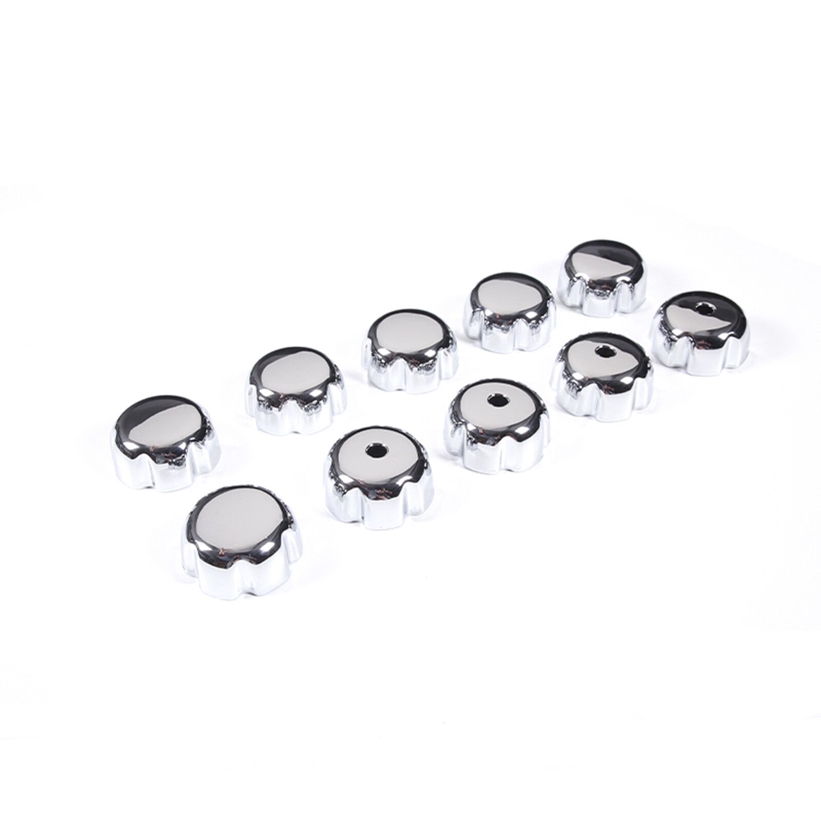 10-Piece Pack of Chrome Car Roof Screw Caps and Covers for Hummer H2 (2003-2009) n