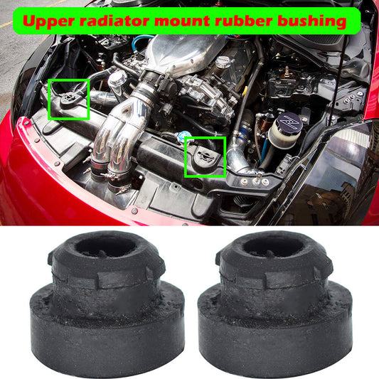 2X for Nissan 180SX 200SX 240SX S13 S14 350Z Z33 370Z Z34 Radiator Rubber Mount