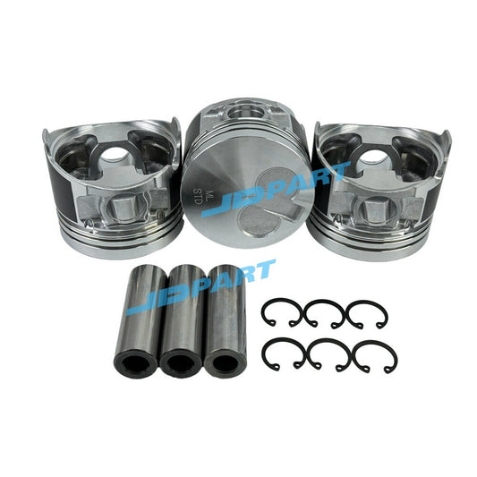 3-piece piston kit for 3TNV80 engine parts -