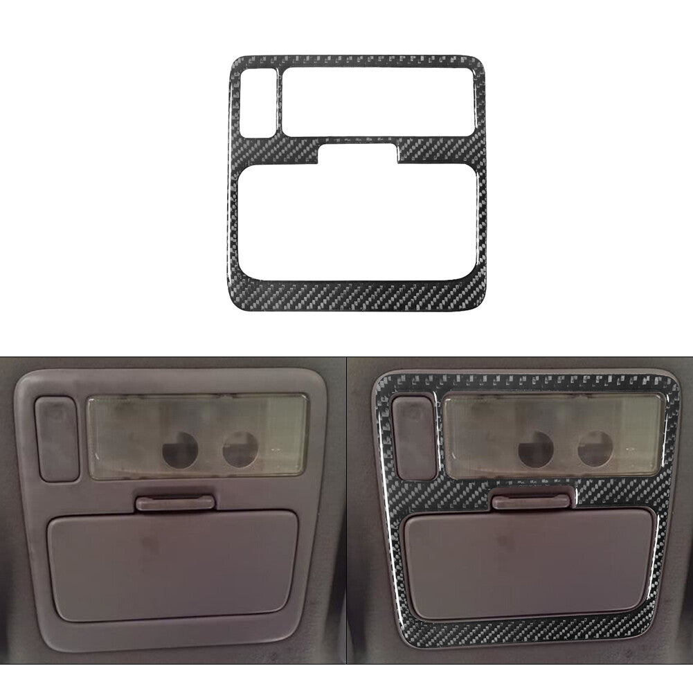 4Pcs Carbon Fiber Center Console Panel Cover Trim For Sonic 2012-2016 v