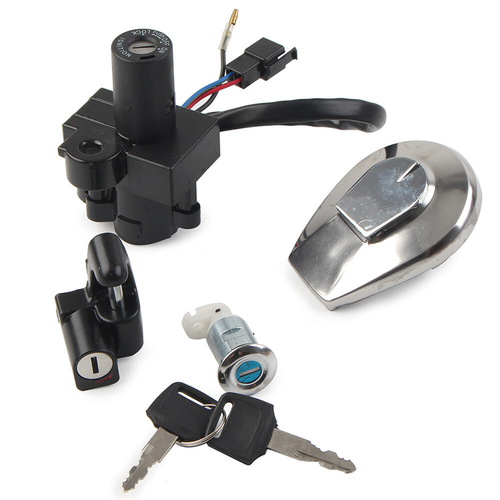 For JADE250 CBX750 CB250 1984-2001 Ignition Switch Fuel Cap Cover Lock Key Set