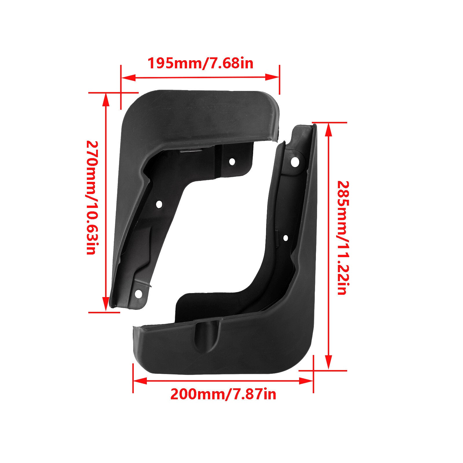 4Pcs Mudguards for Toyota BZ4X Splash Guard Mudflaps Mud Guards Fender 2022-2024 Q