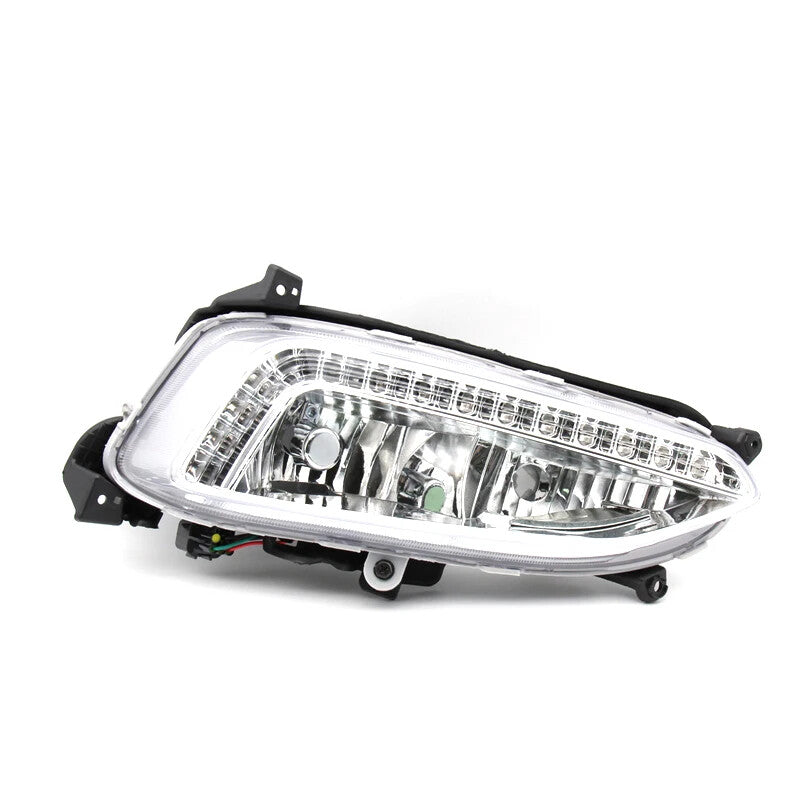 Pair Front LED daytime lamp fog lamp for Hyundai Santa Fe IX45 2013-2015 LH RH