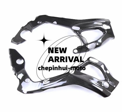 For S1000RR 2023+ Carbon Fiber Retrofit Fender Winglet Panel Tail Cover Fairing