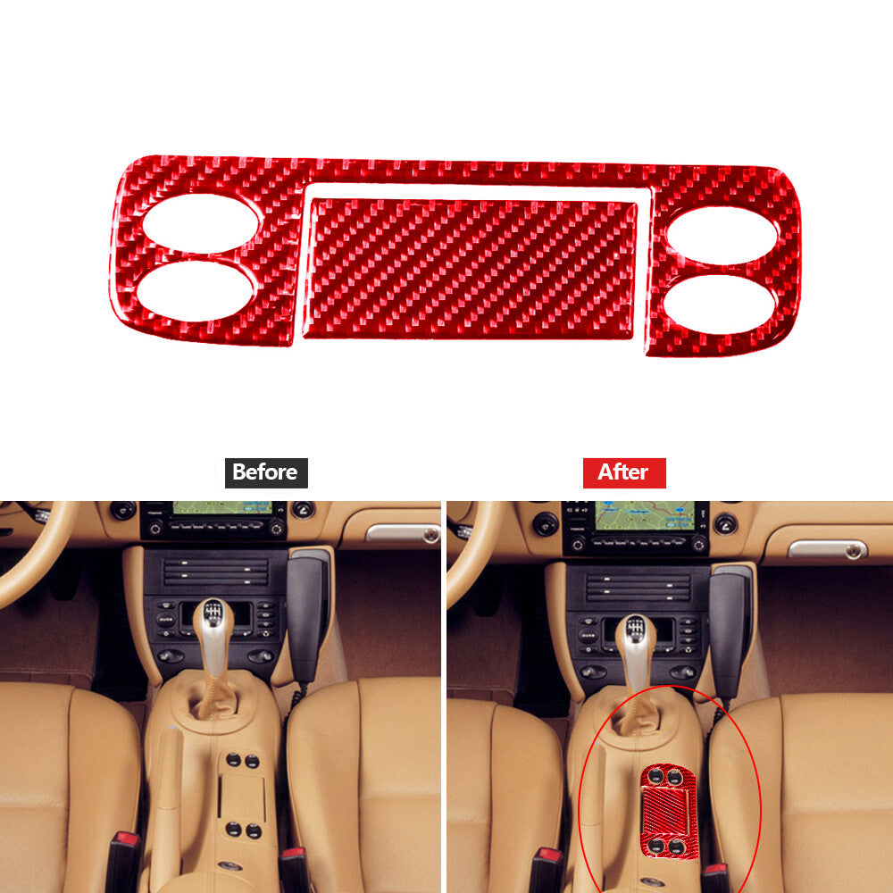 4Pcs for Suzuki Grand Vitara 2006-2013 Carbon Fiber Door Panel Decoration Trim v