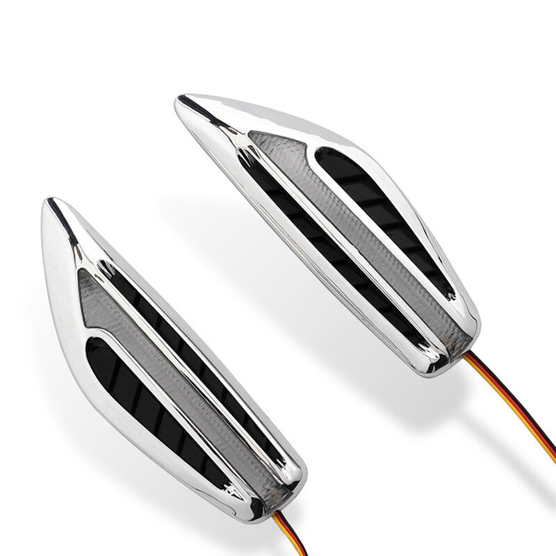 2pcs 46 LED side turn signals for Fender cars, very bright at night, amber finish for SUVs. n