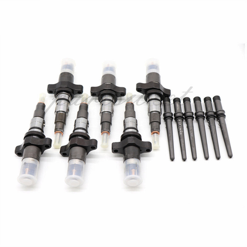 6pcs Diesel Fuel Injectors Fit For 5.9L 2004.5-2007 Tubes for Dodge for Ram