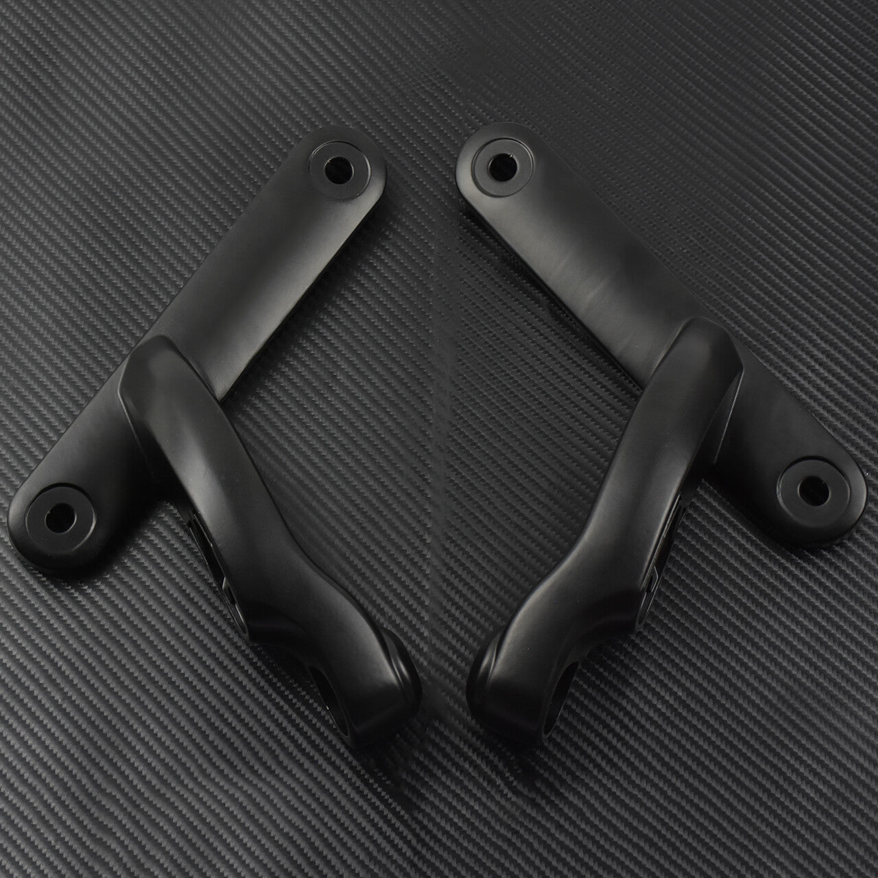 Black Auxiliary Lighting Bracket Frame Fit for Harley Touring Street Glide 06-13