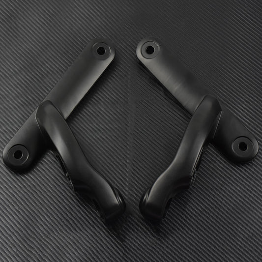 Black Auxiliary Lighting Bracket Frame Fit for Harley Touring Street Glide 06-13