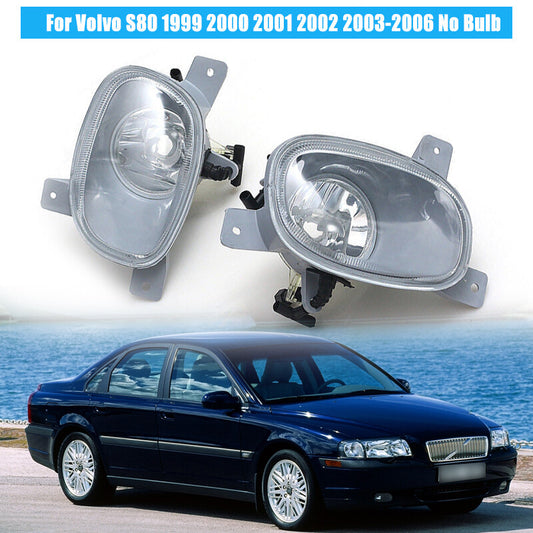 Left Right Front Bumper Fog Light Fog Lamp No Bulb for Volvo S80 1999-2006