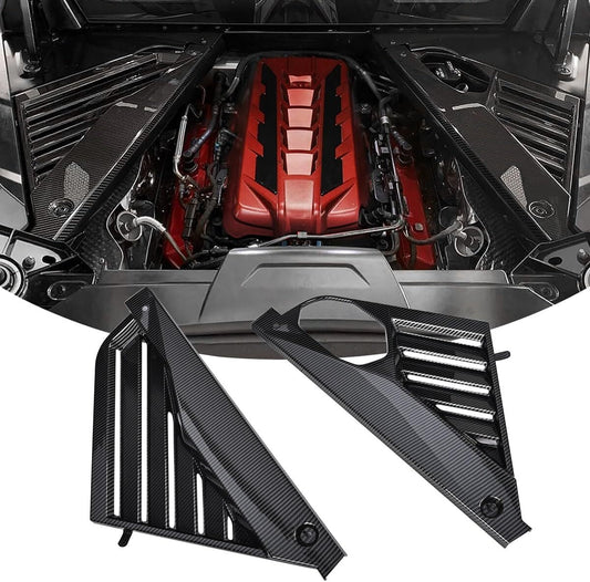 Carbon Fiber Engine Bay Panel Cover For 2020-2024 for Corvette C8 GM Style n