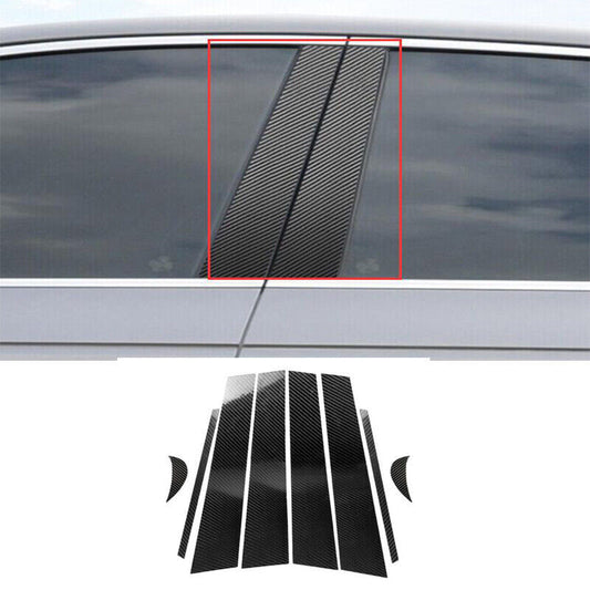 for Toyota for Camry 2018-2023 Carbon Fiber PC Window BC Pillar Post Cover Stickers