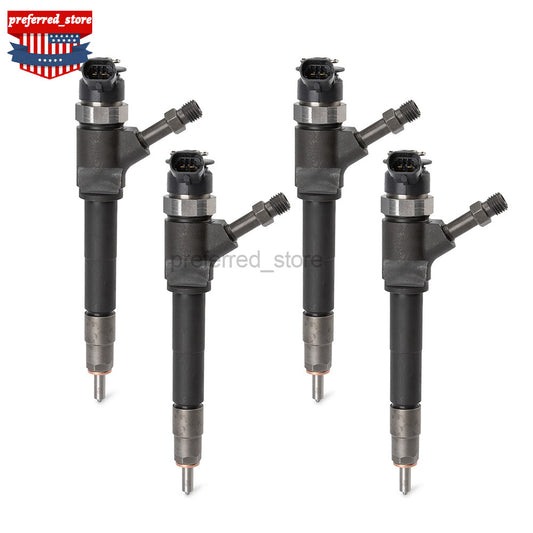 Set of 4 0445110249 Diesel Fuel Injectors for FORD RANGER for MAZDA 3.0L Engine Part