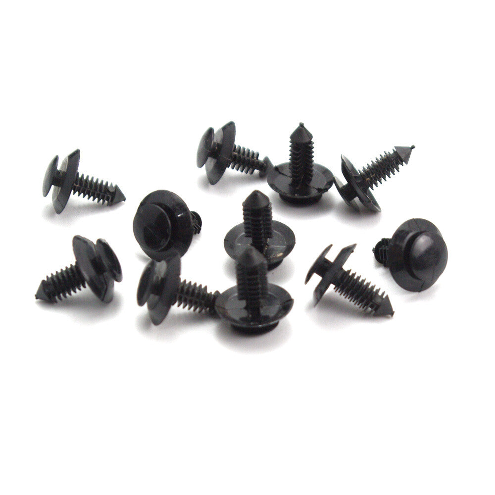 50Pcs Clips Door Trim Panel Clips Retainer Fastener Black for Ford 1981-on