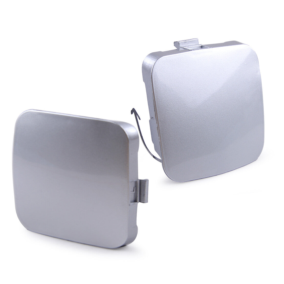 Silver Right&Left Front Bumper Tow Hook Eye Cover Cap Fit for Toyota RAV4 09-12 Q