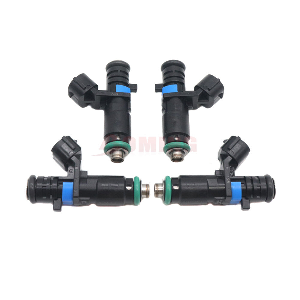 Four new fuel injectors (model 9673836680, model 0280157141) suitable for Peugeot 301 1.6 and for Citro?n C4 1.6.