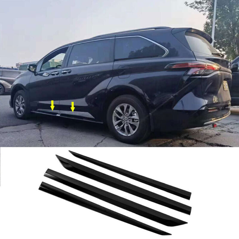 PC Black Pillar Trim for Jeep Compass 2007-16 Set Door Cover Piano Post Sticker v