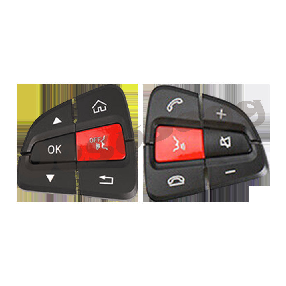 2x LHRH Steering Wheel Switch Button Cover Repair Kit for Benz 15-19 GLC W205 Q